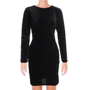 NWT Vince Camuto Metallic Velvet Cocktail Dress